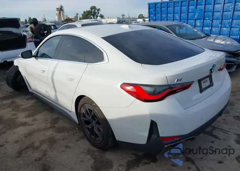 2023 BMW I4 Edrive40 z USA, uszkodzony, nr VIN WBY73AW09PFN75285